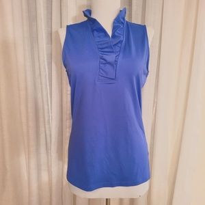 J.McLaughlin Durham Sleeveless Ruffle Top NWT